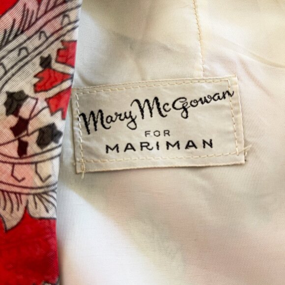 Vintage Paisley Drop Waist Sailor Collar Pleated Skirt Dress Size 4 - Picture 9 of 9